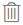 Icon of a trashcan